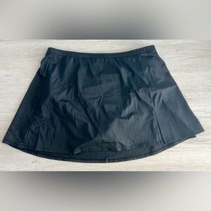 NWOT Swim Solutions Swim Skirt Black Size 18W